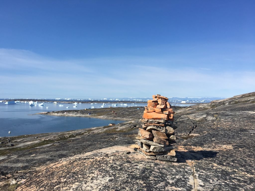 Following the ancient marked trail