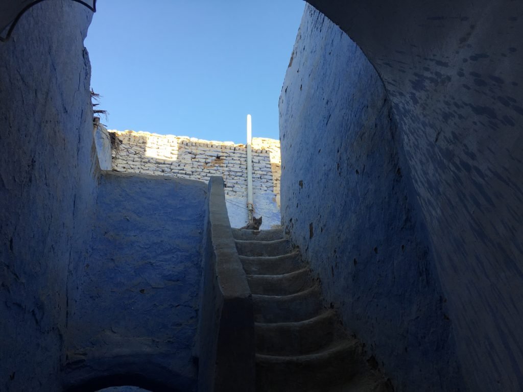 Interior of a traditional Nubian house on Elephantine island