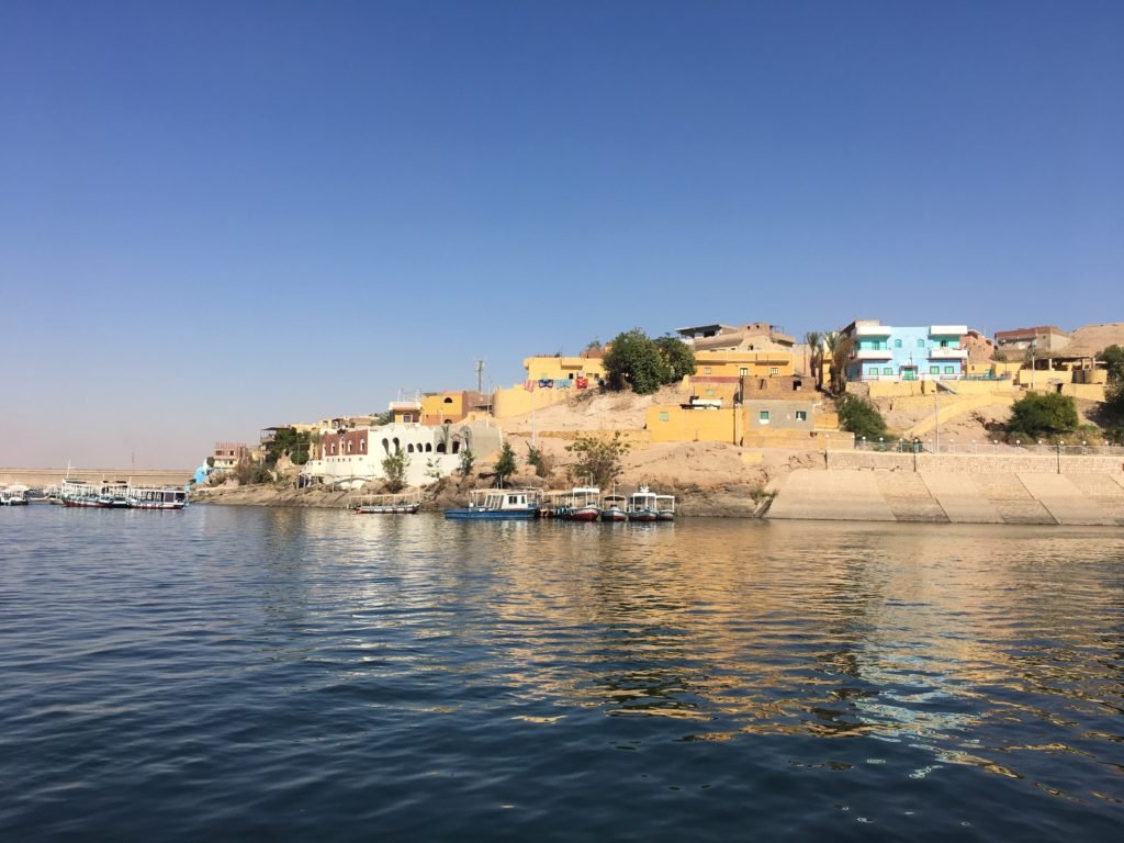 First Aswan dam, which flooded the Philae temple