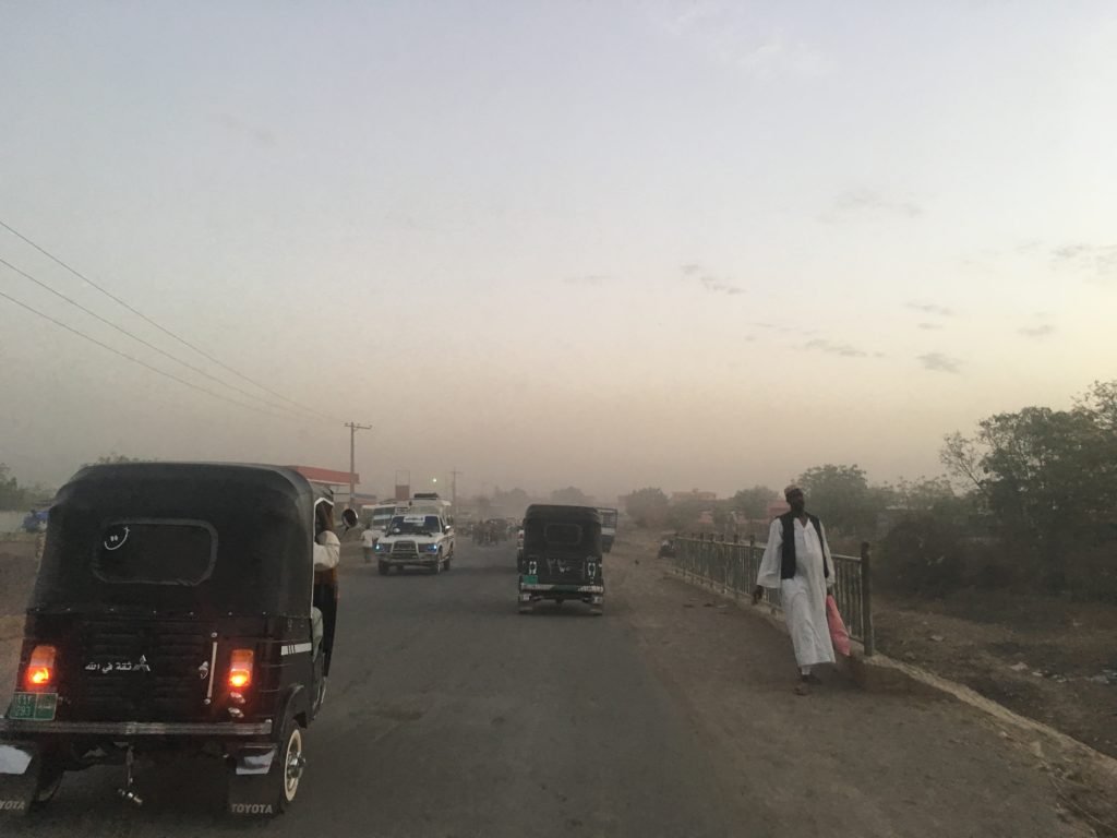 Departing from Koda bus station in Al-Qadarif