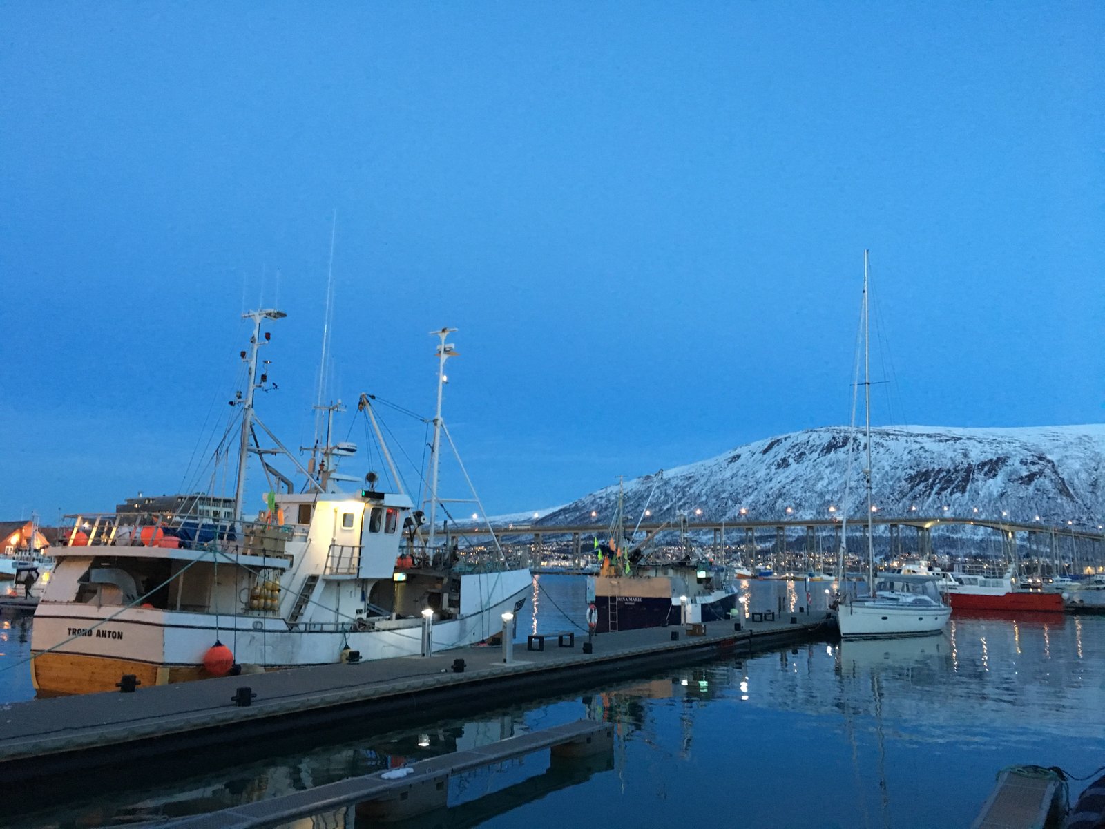 Tromsø's harbour, Norway