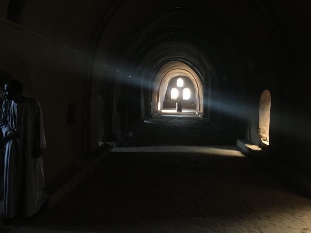 The corridor of the monks dormitory