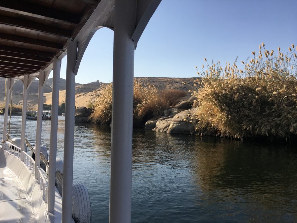 Cruising on the river Nile