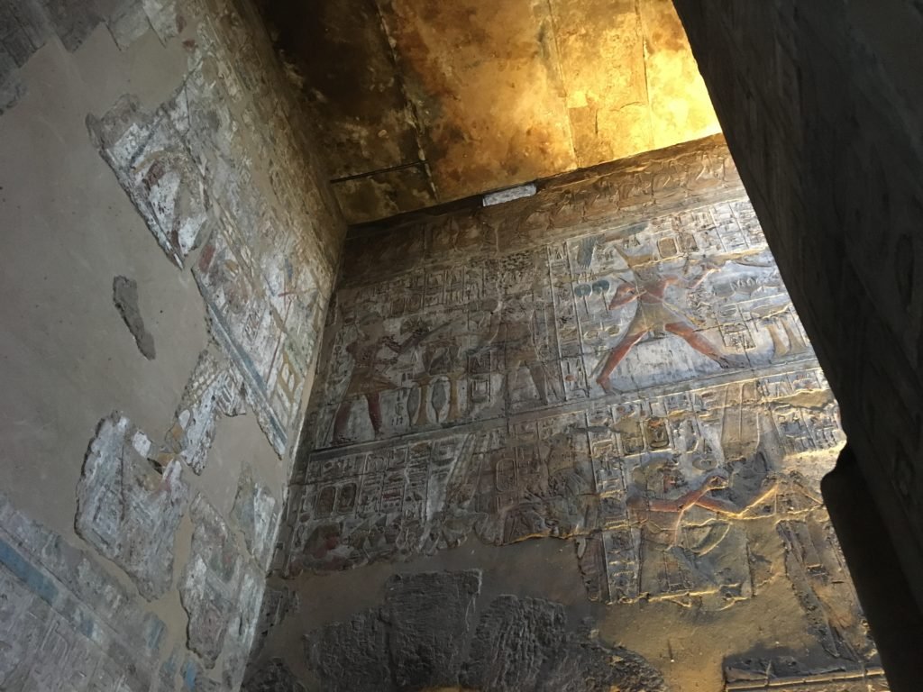 Decoration inside the shrine