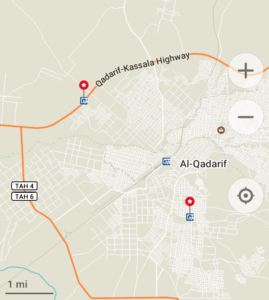 Al-Qadarif map