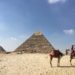 Menkaure and Khafre pyramids in Giza