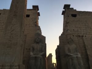 Main entrance of Luxor temple